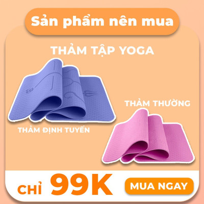 Thảm Tập Yoga Định Tuyến TPE cao cấp tặng kèm túi đựng - Thảm yoga chống trượt chính hãng, Thảm Tập Yoga, Thảm Tập Gym Định Tuyến TPE dododios, Thảm Yoga Chống Trượt