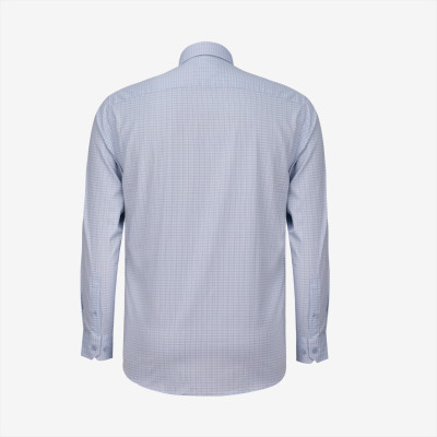 Áo sơ mi nam dài tay caro Khatoco A1MD538T1-CNCR721-2701-D