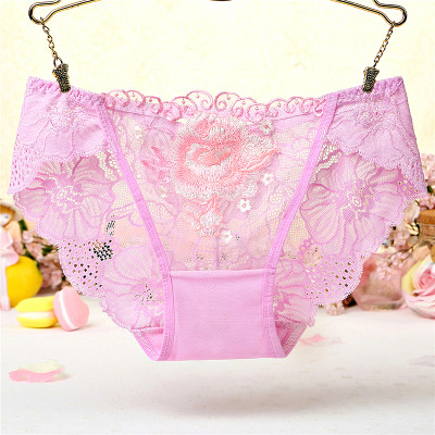 Combo 05 Quần Lót Ren Thêu Hoa Hồng Mềm Mại Quyến Rũ (Giao màu ngẫu nhiên)