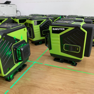 Máy cân bằng laser RAKUTEN 12 tia xanh siêu sáng - Máy bắn cốt, Máy cân mực, Máy đánh thăng bằng tia laser thế hệ mới 2021 - Hàng chính hãng