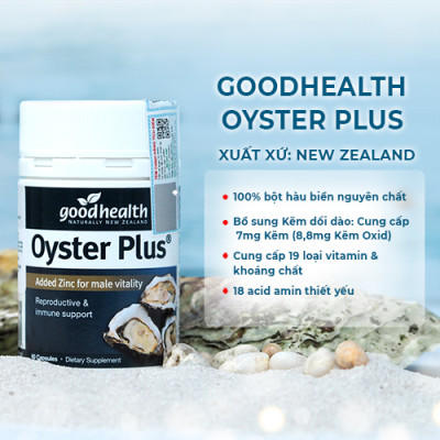 Tinh chất hàu biển Goodhealth Oyster Plus (30/60 viên)