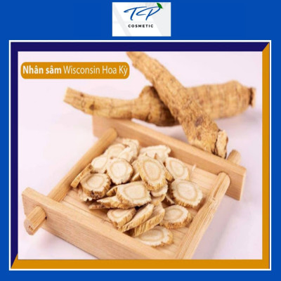 Nhân Sâm Wisconsin Hoa Kỳ (Sâm Mỹ) Cắt Lát 4 tuổi100g 50g: Bồi Bổ Sức Khỏe, Tăng Sức Đề Kháng, Điều Hòa Lipid Máu.