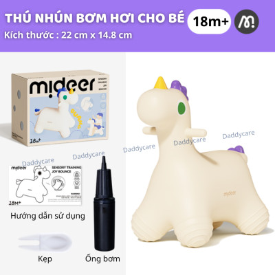 Thú nhún cho bé loại to bơm hơi Mideer Sensory Training Joy Bounce Jumper Pony