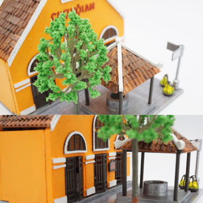 Mô Hình Tự lắp ráp DIY Hội An - HA164-01 CHỢ HỘI AN