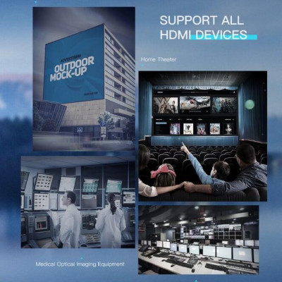 Ugreen UG50219HD132TK 50M màu Đen Cáp tín hiệu HDMI chuẩn 2.0 sợi quang cao cấp - HÀNG CHÍNH HÃNG