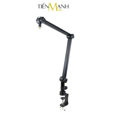 Chân Micro Kẹp Bàn Boom Arm Dr.Mic 2B (Chuyên Nghiệp) - Giá Đỡ Đế Mic Stand Microphone Thu Âm LiveStream Hàng Chính Hãng