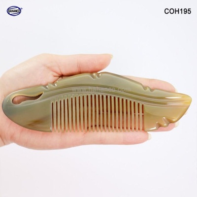 Lược sừng xuất Nhật (Size: M - 16cm) COH195 - Mẫu lược cổ - Chăm sóc tóc