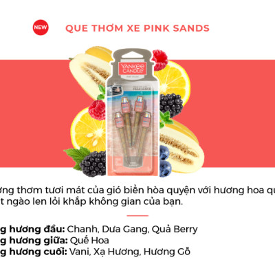Que Thơm Xe Yankee Candle - Pink Sands