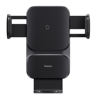 Bộ Đế Giữ Điện Thoại Baseus Wisdom Auto Alignment Car Mount Wireless Charger(QI 15W) (Hàng chính hãng)
