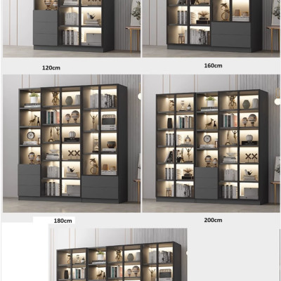 Tủ trưng bày sản phẩm cánh kính,  tủ đa năng 4TTB03 - Nội thất lắp ráp Viễn Đông Adv