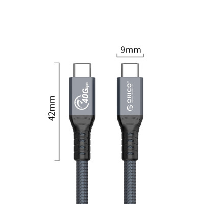 Cáp Thunderbolt 4 ORICO TBZ4 tốc độ 40Gbps, Sạc PD 100W, 8K 60Hz - Hàng Chính Hãng
