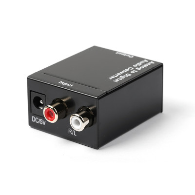 Bộ chuyển đổi Optical Audio to RCA Audio - Digital to Analog Audio R/L - Hàng Nhập Khẩu