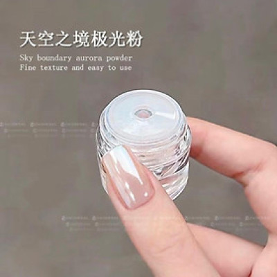 Tráng Gương Ngọc Trai Ánh Trong, Trắng Bạc Nhạt, Bạc INOX 10g Tạo Hiệu Ứng Ánh Bạc, Sáng Bóng Lấp Lánh Như Ngọc Trai Trang Trí Móng Siêu Đẹp