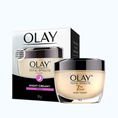 Kem Dưỡng Ẩm Da Olay Total Effects Ban Đêm 50g/ Hũ