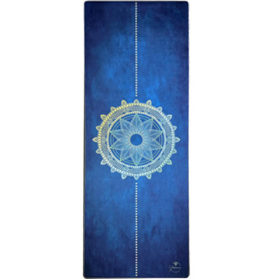 Thảm tập yoga chính hãng Yvonne, Mandala (TẶNG KÈM 3 PHẦN QUÀ) dày 6mm, bề mặt nhám, siêu bám, chống trơn trượt, thấm hút mồ hôi, càng nhiều mồ hôi càng bám, dễ vệ sinh, bề đẹp, sang trọng