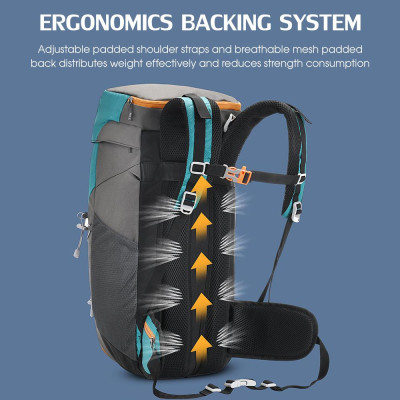 Weikani 40L Insulated Hydration Backpack Shoulder Leisure Outdoor Backpack Sports Backpack for Running Hiking Camping