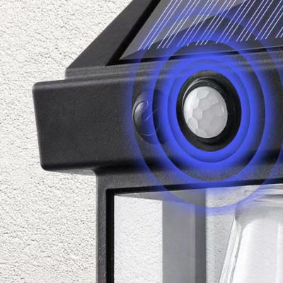 Đèn Năng Lượng Mặt Trời 50W Wall Light Siêu Sáng Có Cảm Biến Tự Động