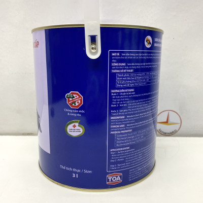 Sơn dầu cao cấp TOA Con Vịt màu Đỏ MD 336 _ 3L