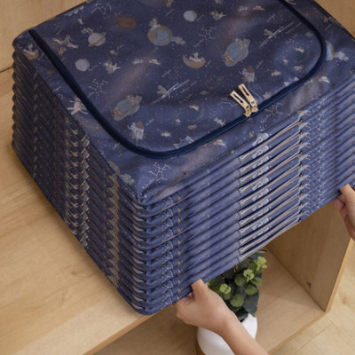 Túi vải đựng quần áo chăn màn khung sắt gấp gọn cỡ đại 66L - Túi vải đựng đồ đa năng chống thấm nhiều mẫu mã, họa tiết cao cấp - Hàng chính hãng D Danido