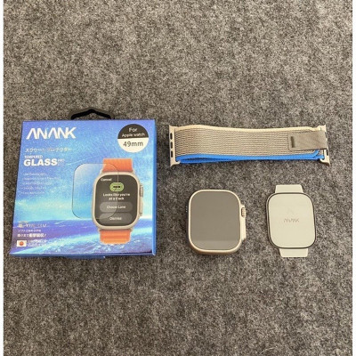 Kính cường lực dành cho Apple Watch Ultra và Ultra 2 - 49mm hiệu Anank 9H công nghệ nhật bản - Hàng nhập khẩu
