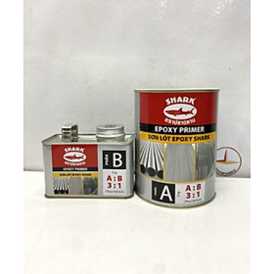 Sơn lót Epoxy Toa dành cho sắt kẽm - Sơn Shark 1L