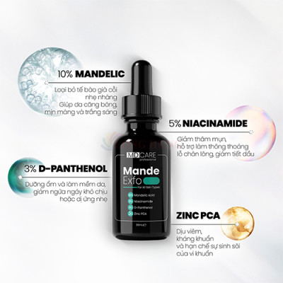 Tẩy tế bào chết MD CARE Mande Exfo (10ml/30ml) - Hàng chính hãng