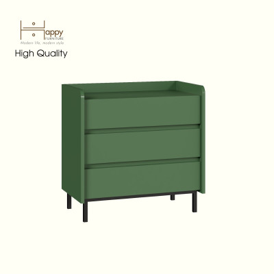 [Happy Home Furniture] LAVIA, Tủ lưu trữ 3 ngăn kéo - Chân sắt, 66cm x 40cm x 66cm ( DxRxC), THK_154