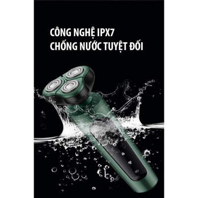 Máy Cạo Râu Đa Năng 4 Trong 1  9D - Cạo Râu, Tỉa Lông Mũi, Tông Đơ, Rửa Mặt - HÀNG CHÍNH HÃNG MINIIN
