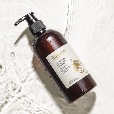 Combo Gel tắm bí đao Cocoon 310ml + Nước dưỡng tóc tinh dầu bưởi Pomelo Cocoon 140ml