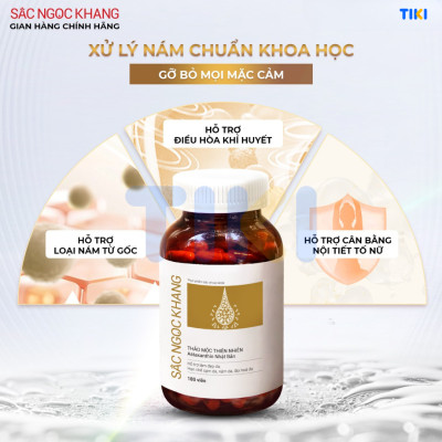 Combo 6 Viên Uống Sắc Ngọc Khang Vi Tảo Lục Hộp 60 viên