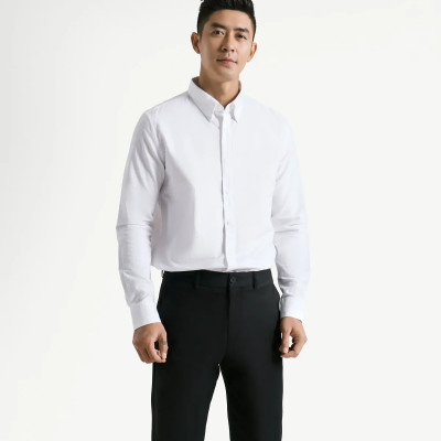 Áo sơ mi nam Routine button down chất liệu oxford - smart shirt . Fitted - 10S24SHL002CR3 / 10S25SHL005 | ROUTINE CÀ MAU