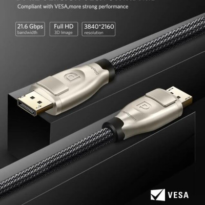 Ugreen UG30119DP107TK 1.5M Màu Đen Cáp 2 Đầu Displayport V1.2 cao cấp hỗ trợ 4K*2K 60GHz - HÀNG CHÍNH HÃNG
