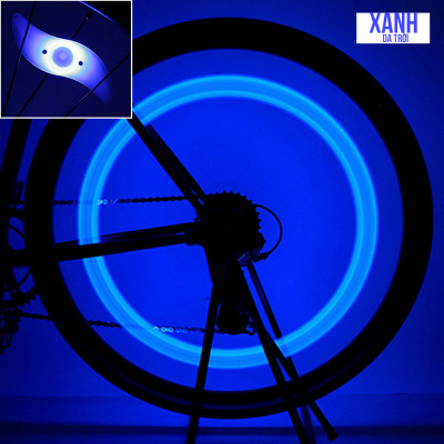 Đèn Led Gắn Tăm Căm Xe Đạp Trang Trí Đẹp Mắt Với Pin Cr2032 (bên trong) MaiLee
