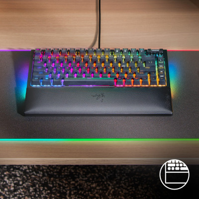 Bàn phím Razer BlackWidow V4 75% - Hot-swappable Mechanical Gaming Keyboard (Hàng chính hãng)