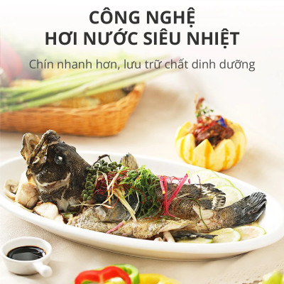 Lò Chiên Hơi Nước Đa Năng Mishio MK319 Cao Cấp - Hàng Chính Hãng