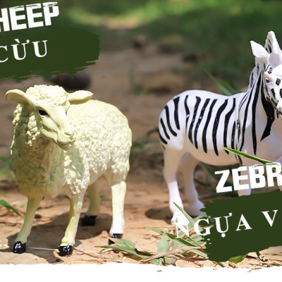 Đồ Chơi Mô Phỏng Các Con Thú Hoang Dã Dành Cho Trẻ Em