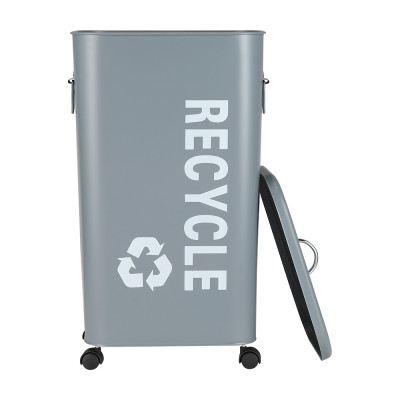 Thùng Rác Có Nắp + Bánh Xe LIDIN 3 Màu Sắc, 3 Kích Thước | Index Living Mall | Nội Thất Thái Lan