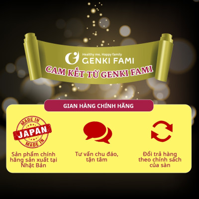 Viên Uống Tăng Cường Sinh Lý Nam Giới Chiết Xuất Hàu Biển, Nhân Sâm, Baba Supomaca Genki Fami Nhật Bản Hộp 90 Viên