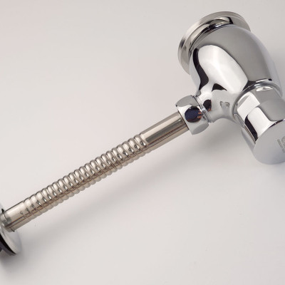 Van xả tiểu nhấn nam, chất liệu Đồng mạ Chrome Eurolife EL-XT140 (Trắng bạc)