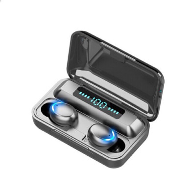 Tai Nghe Bluetooth Không Dây Lanith 5.0 TWS F9 - Tai Nghe Airpord Cao Cấp - Tai Nghe Bluetooth Nhét Tai Kiểu Dáng Độc Đáo, Nhỏ Gọn - Âm Thanh Mềm Mượt, Thoải Mái, Không Làm Nhức Tai - Hàng Nhập Khẩu - TAI000F9B