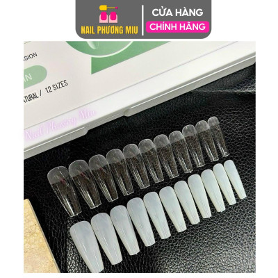 Móng Vinimay Soft Gel Hộp 552 Móng Cao Cấp Làm Nail Đủ 12 Size 7 Form Thông Dụng, Siêu Dẻo Dài Ngắn Tiện Lợi Nữ Women