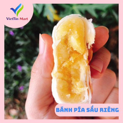 Bánh Pía Mini Nhân Đậu Xanh Sầu Riêng không trứng Vietttin Mart