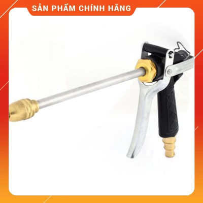 ️ Bộ dây vòi xịt nước rửa xe, tưới cây , tăng áp 3 lần, loại 3m, 5m 206318 đầu đồng,cút,nối vàng
