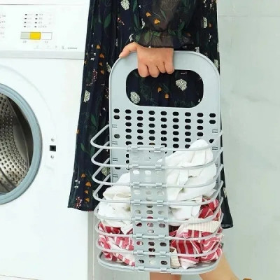 Giỏ đựng đồ gấp gọn thông minh Việt Nhật tặng móc dính, giỏ treo tường đựng quần áo đồ dùng nhà tắm - HÀNG VIỆT NAM