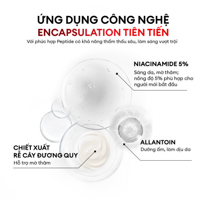 Serum Men Stay Simplicity sáng da mờ thâm với Niacinamide 5% Vital Facial Skin Brightening 30ml