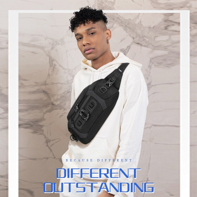 Túi đeo chéo Ozuko phong cách thể thao chống nước cho nam túi bao tử đeo hông