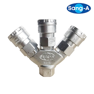 Đầu nối nhanh chia 3 MLW 22 Sang-A (Hàn Quốc)