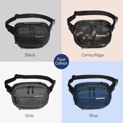 Túi đeo chéo ngực Ozuko chống thấm nước thời trang thể thao ngoài trời cho nam