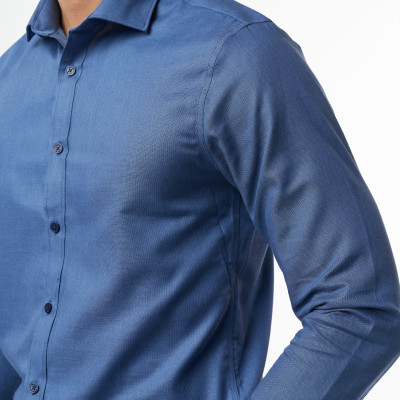 Áo Sơ Mi Sọc Nam Melange Cotton  N&M Thương Hiệu NINOMAXX 2110016