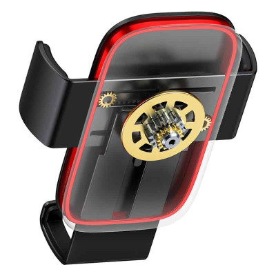 Giá đỡ điện thoại khóa tự động cho xe hơi Baseus Universal Car gắn lỗ thông gió xe hơi ô tô đóng mở tự động khi để điện thoại vào (màu ngẫu nhiên) - Hàng nhập khẩu